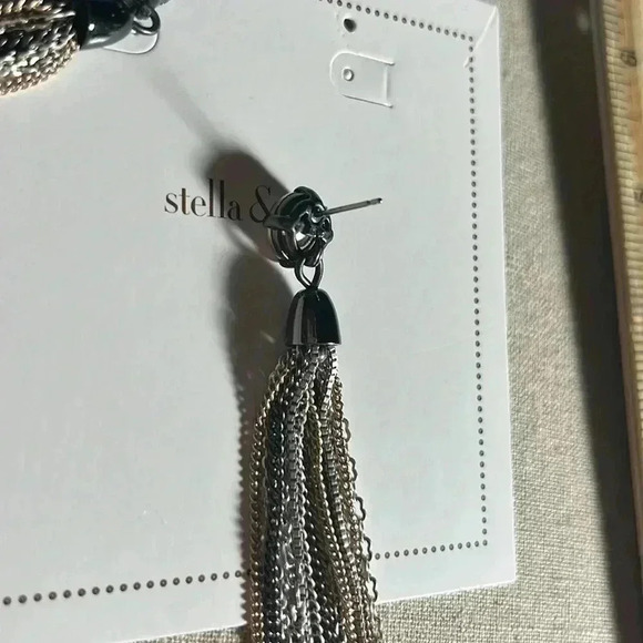Stella & Dot Fringe Tassel Earrings - Picture 5 of 10